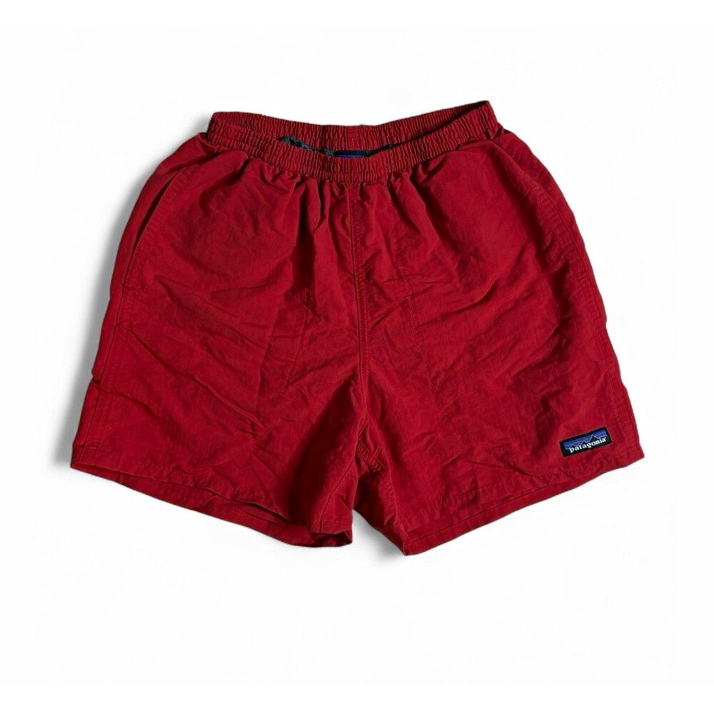 Patagonia Baggies Shorts Elastic Waist Red Outdoor Shorts Size XS